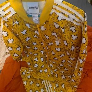 Jeremy Scott x Adidas limited edition bones track suit